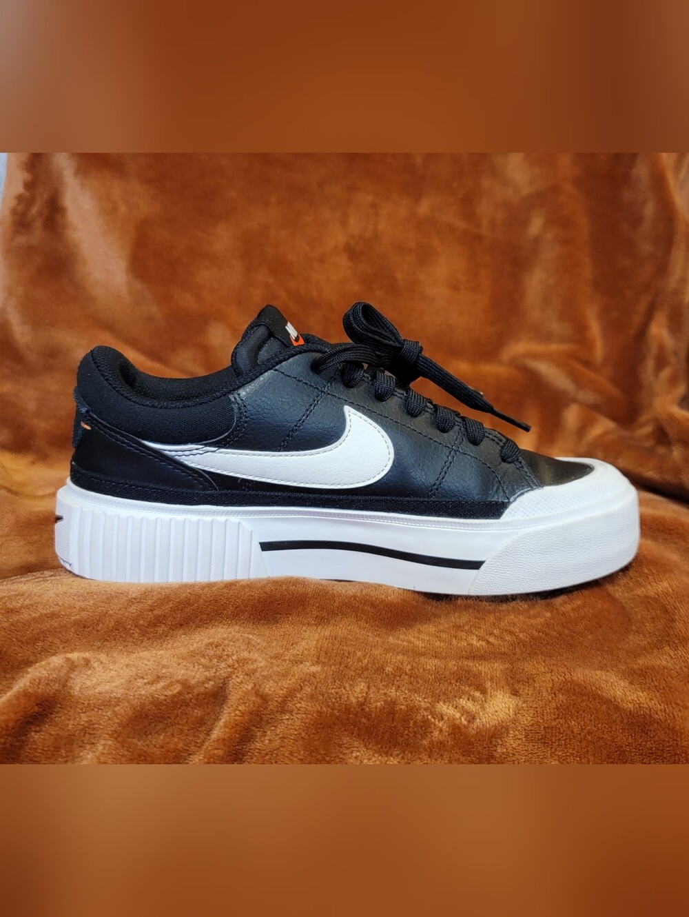 Nike Court Legacy Lift Black Sail DM7590-001 Size 7 Women's - Picture 3 of 7